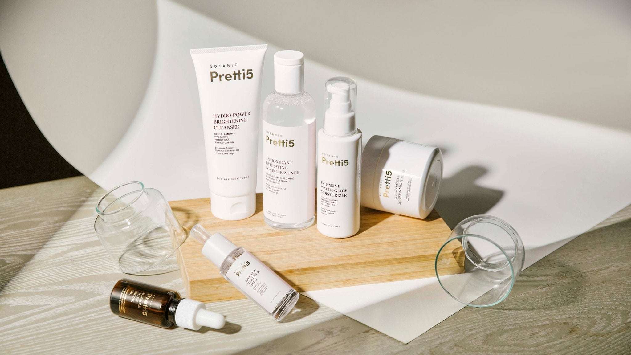 Botanic Pretti5 Collection | Pretti5 - TCM-Infused Clean Beauty For Natural Glow