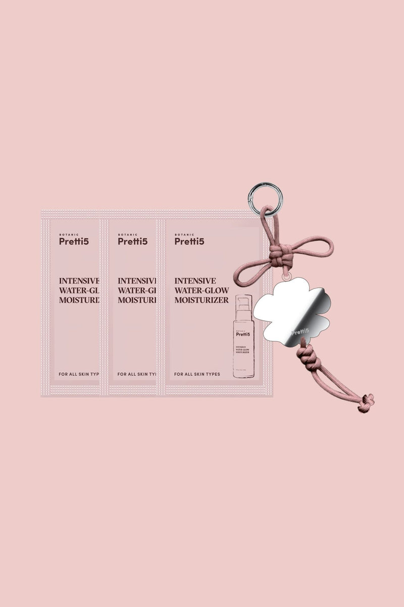 🎁 FREE SACHET - INTENSIVE WATER-GLOW MOISTURIZER 2ml x 3 + FREE PRETTI5 BAG CHARM x 1 (100% off)