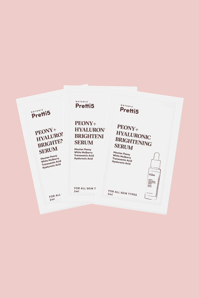FREE SACHET | PEONY+ HYALURONIC BRIGHTENING SERUM - 2ml x 3