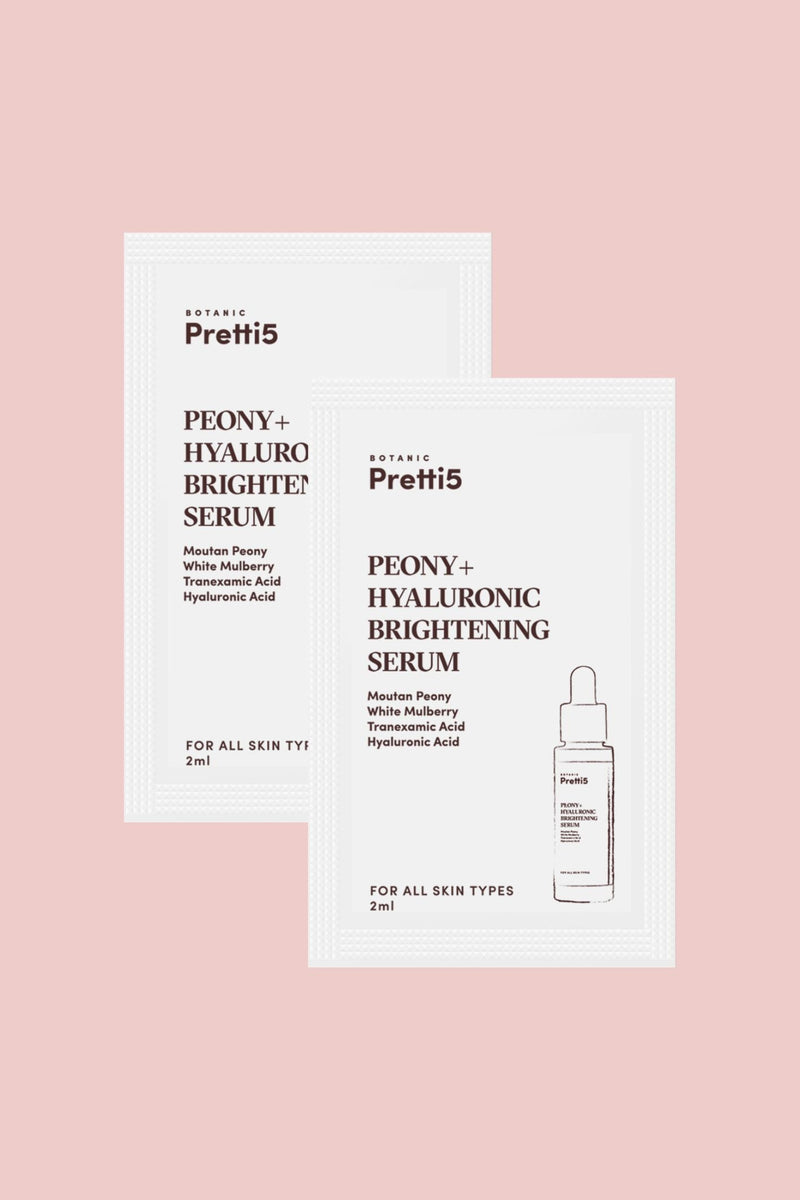 🎁 FREE SACHET - PEONY+ HYALURONIC BRIGHTENING SERUM - 2ml x 2