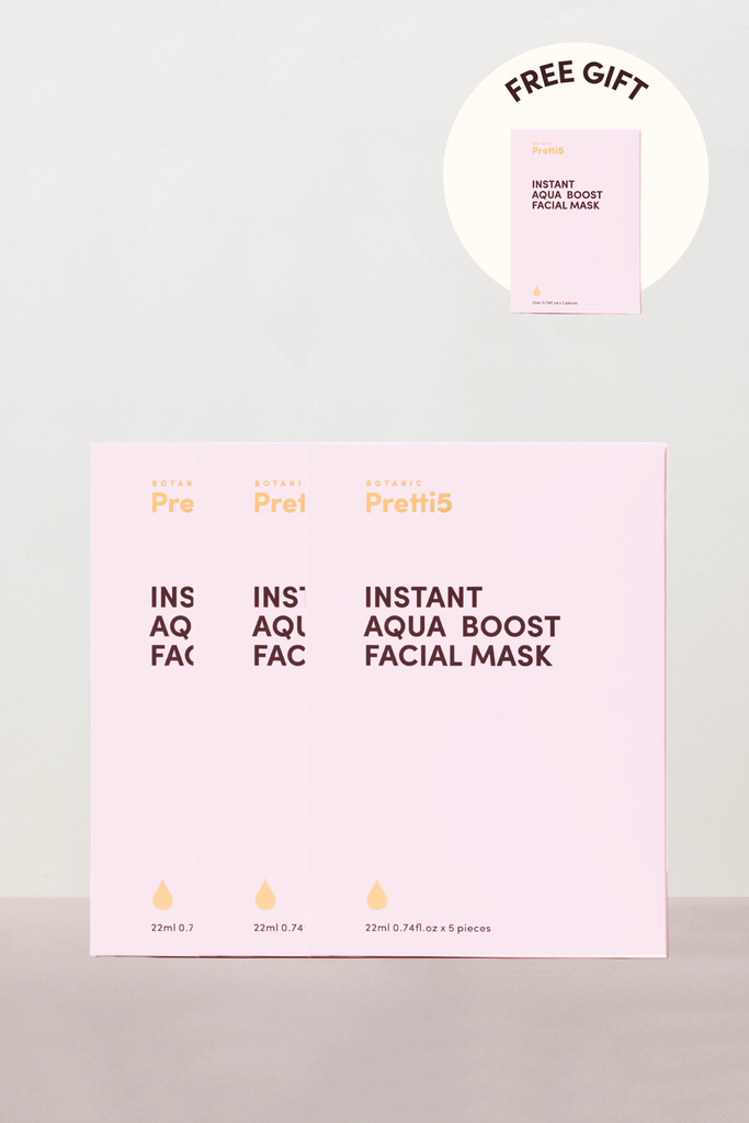 INSTANT AQUA-BOOST FACIAL MASK (22ml x 5pcs) | BUY 3 GET 1 FREE