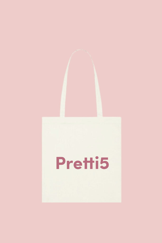 🎁 PRETTI5 LIMITED TOTEBAG (WHITE)