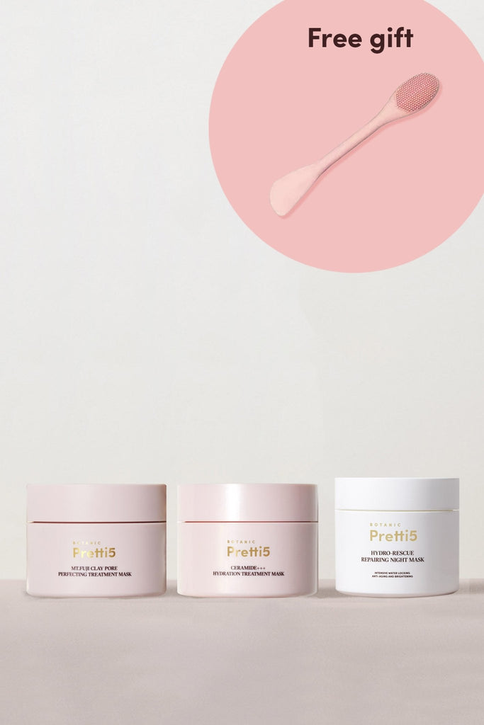 (A) 3 - STEP SMOOTH GLOWING MASK SET - Pretti5 - HK