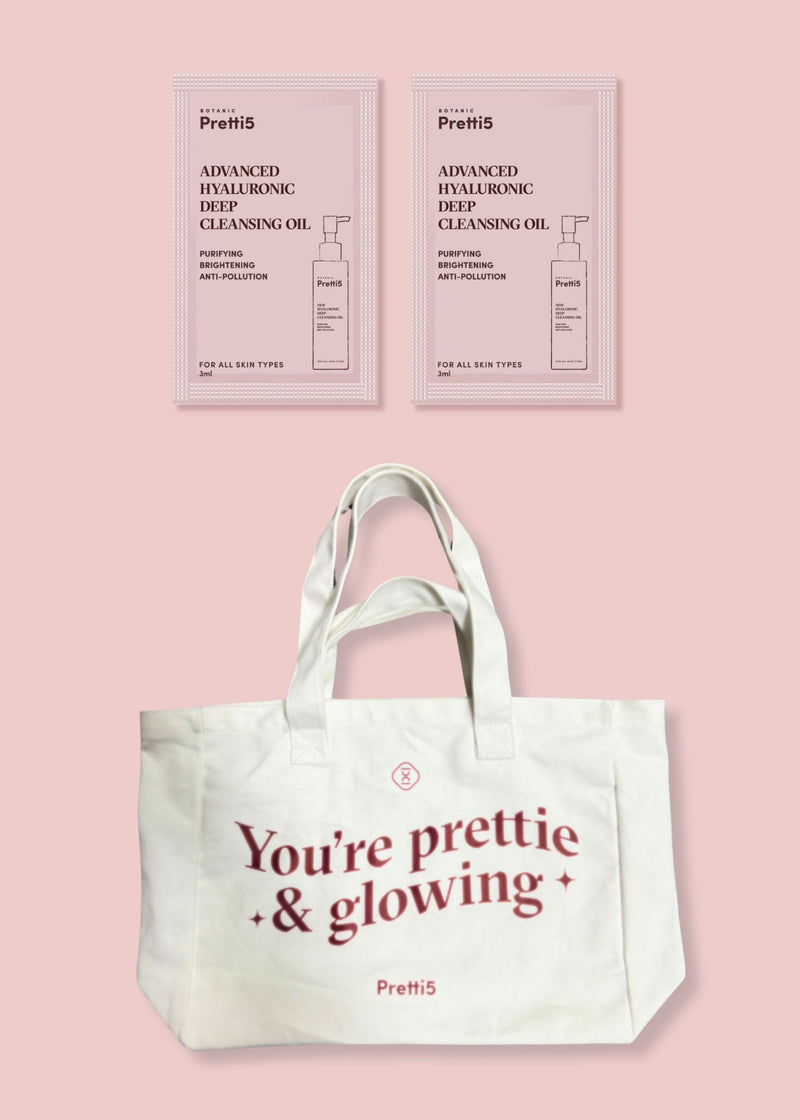 Cleansing Oil Sachet 3ml x 2pcs + Pretti5 tote bag - Pretti5 - HK