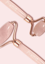 DE - PUFF!ROSE QUARTZ JADE ROLLER TOOL - Pretti5 - HK