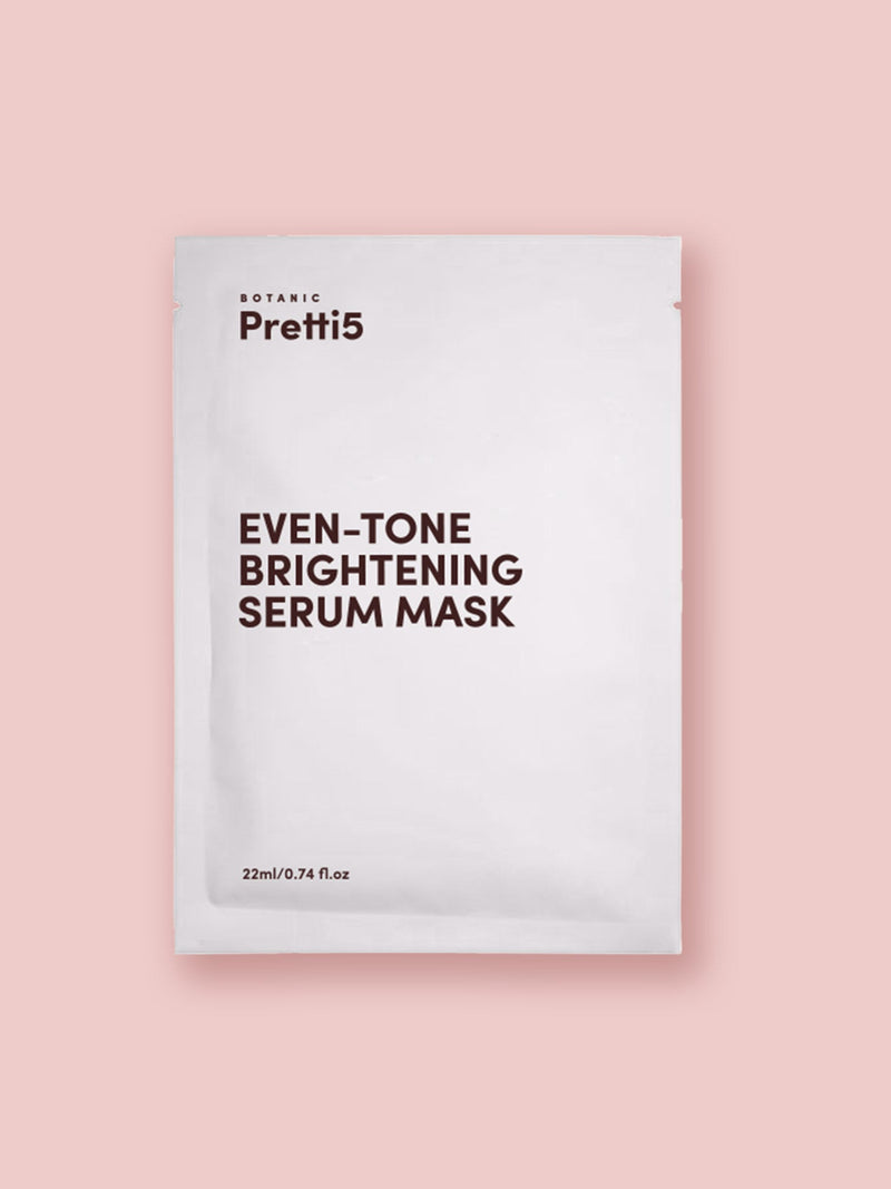 EVEN-TONE BRIGHTENING SERUM MASK (22ml) - Pretti5 - HK