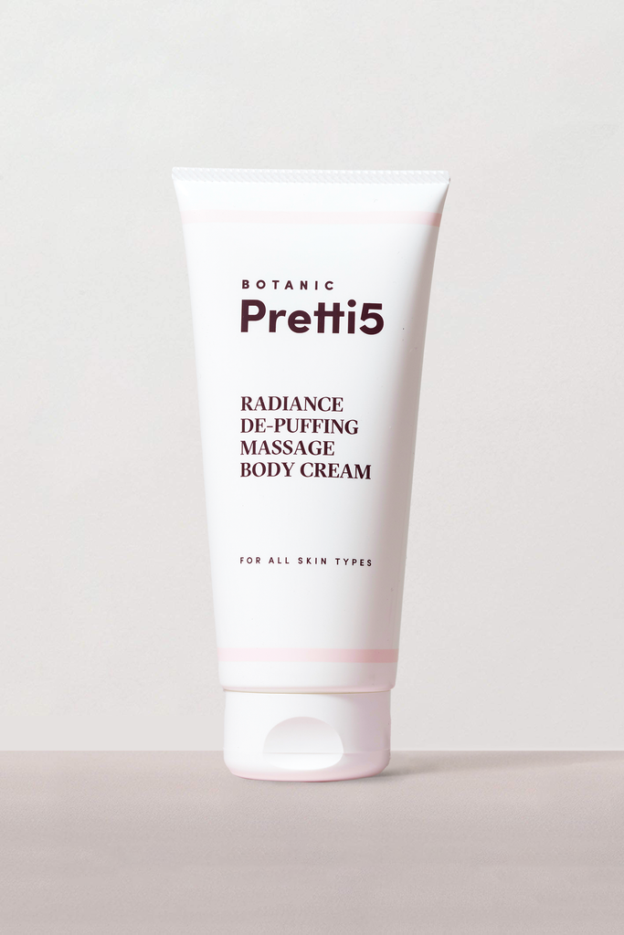 Radiance De-Puffing Massage Body Cream - Pretti5 - TCM-Infused Clean Beauty For Natural Glow