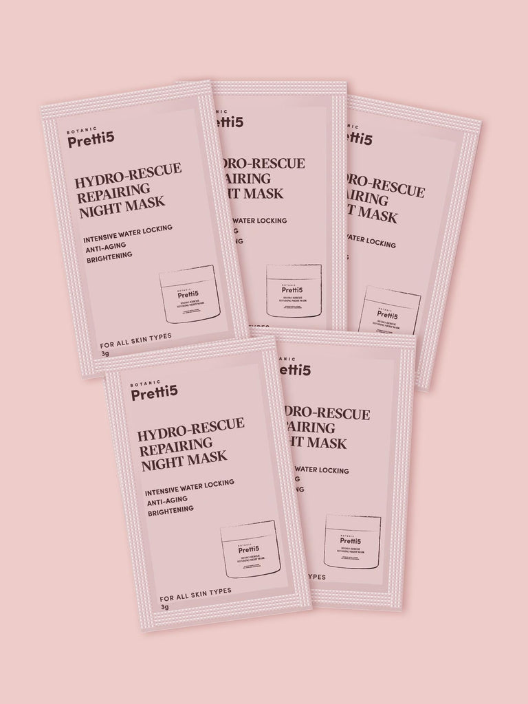 SACHET - HYDRO - RESCUE REPAIRING NIGHT MASK - 3g x 5pcs - Pretti5 - HK