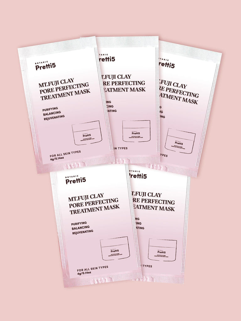 SACHET - MT. FUJI CLAY PORE PERFECTING TREATMENT MASK - 4g x 5pcs - Pretti5 - HK