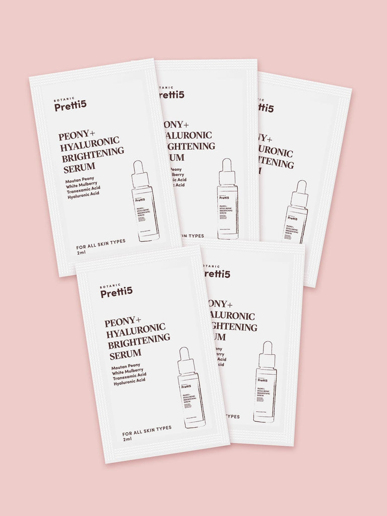 SACHET - PEONY+ HYALURONIC BRIGHTENING SERUM - 2ml x 5pcs - Pretti5 - HK