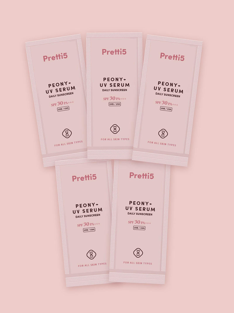 🎁 SACHET - PEONY+ UV Serum - 3ml x 5pcs