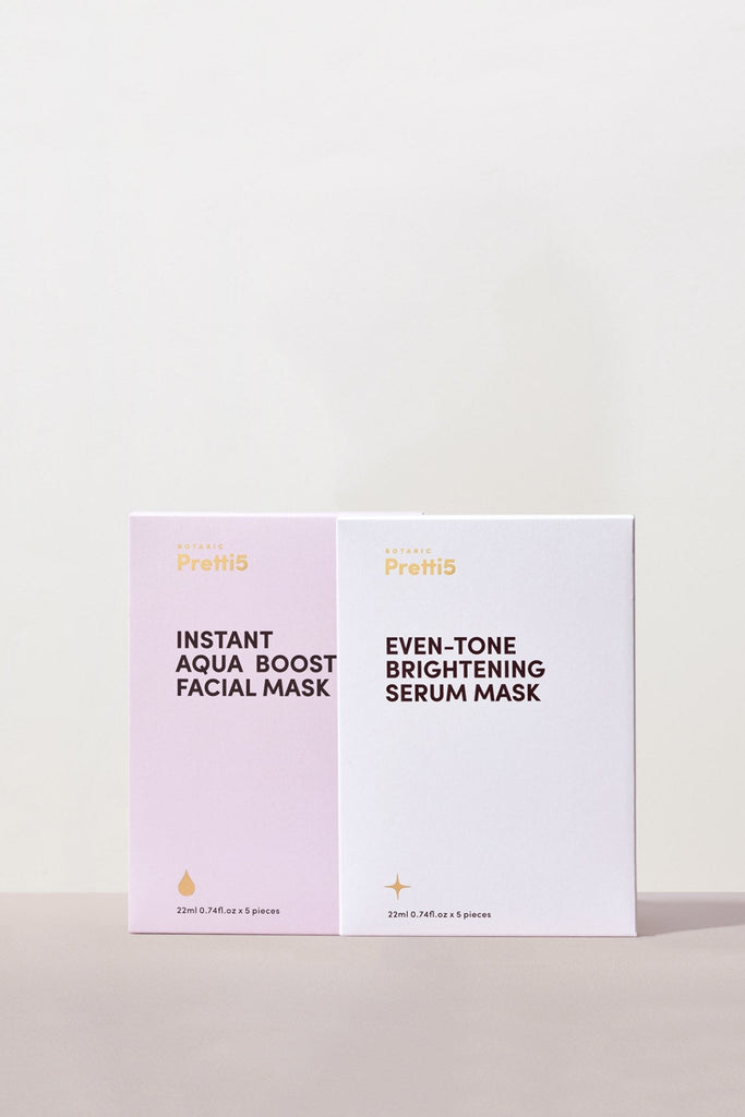 (FEB24) CNY FIRST-AID PAPER MASK DUO - Pretti5 - TCM-Infused Clean Beauty For Natural Glow