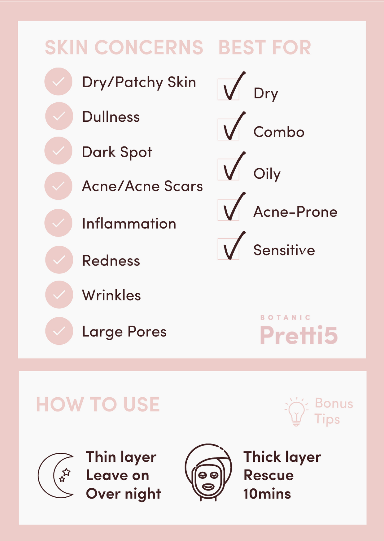 HYDRO-RESCUE REPAIRING NIGHT MASK - Pretti5 - TCM-Infused Clean Beauty For Natural Glow