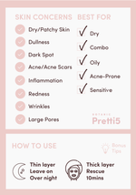 HYDRO-RESCUE REPAIRING NIGHT MASK - Pretti5 - TCM-Infused Clean Beauty For Natural Glow