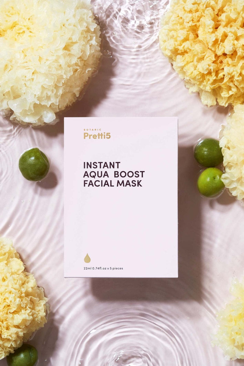 (KKF) INSTANT AQUA-BOOST FACIAL MASK - Pretti5 - TCM-Infused Clean Beauty For Natural Glow