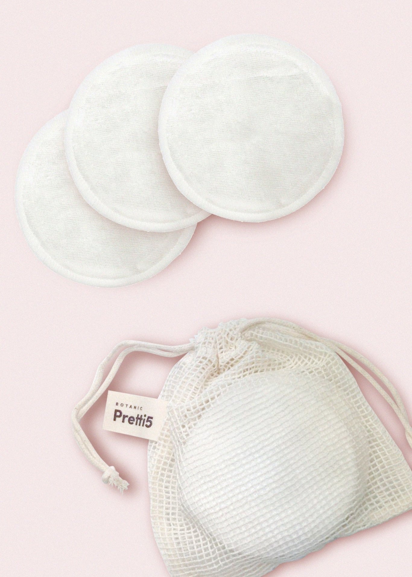 PEAS IN A POD REUSABLE BAMBOO COTTON PADS - Pretti5 - TCM-Infused Clean Beauty For Natural Glow