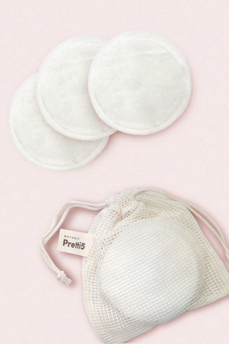 PEAS IN A POD REUSABLE BAMBOO COTTON PADS - Pretti5 - TCM-Infused Clean Beauty For Natural Glow