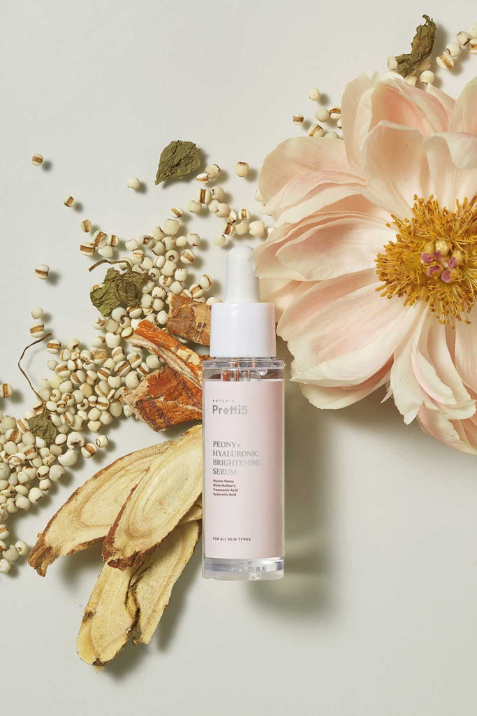 PEONY+ HYALURONIC BRIGHTENING SERUM (28ml) - Pretti5 - TCM-Infused Clean Beauty For Natural Glow