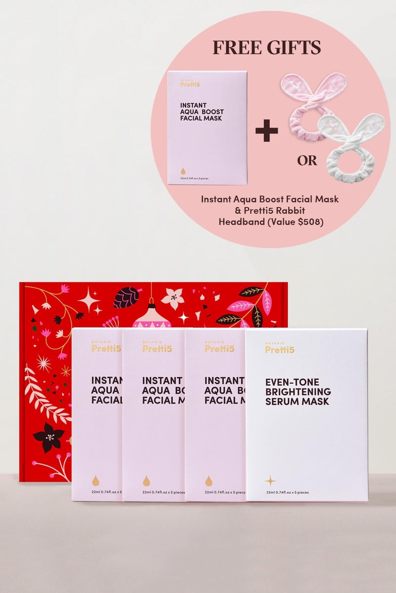 PREMIUM PAPER MASKS MATCHING SET B - Pretti5 - TCM-Infused Clean Beauty For Natural Glow