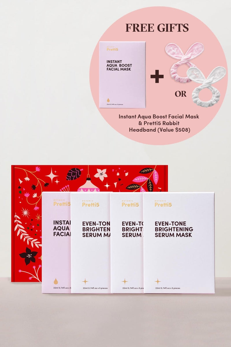 PREMIUM PAPER MASKS MATCHING SET D - Pretti5 - TCM-Infused Clean Beauty For Natural Glow